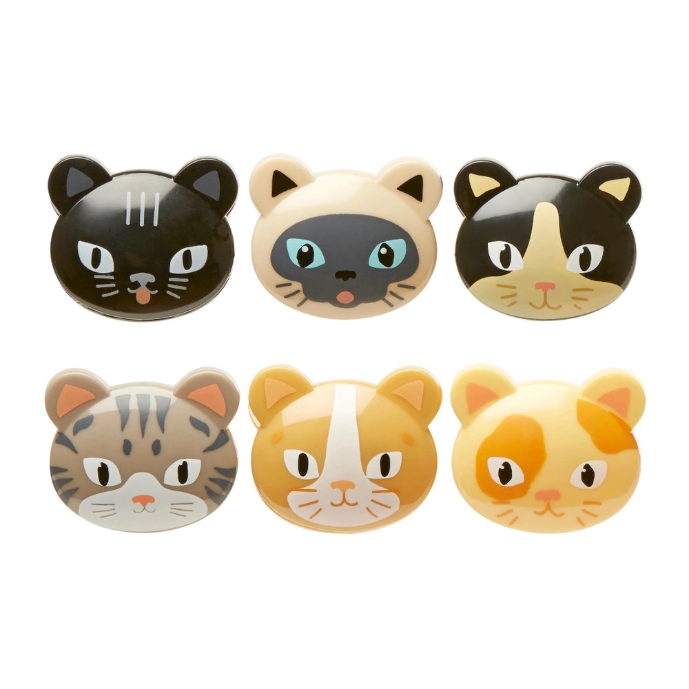 Cat Bag Chip Clips - Set of 6 NWT
